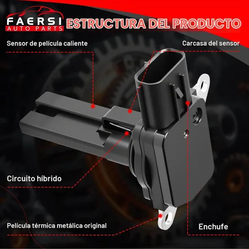 Vista 3 de FAERSI Medidor de sensor de flujo de aire masivo MAF 22680-AA380 compatible con 2009-2014 Forester 2008-2014 Impreza 2008-2014 Legacy 2008-2014