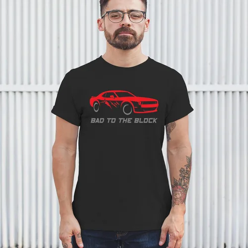 Vista 4 de Bad to The Block Camisetas gráficas y camisetas sin mangas para hombre