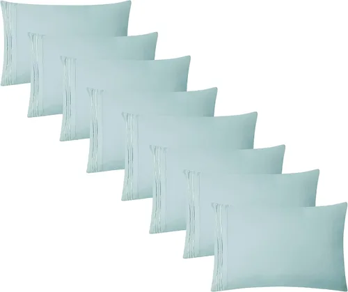 Vista 89 de Clara Clark Fundas de almohada de tamaño estándar – Funda de almohada ultra suave, fundas de almohada de microfibra ligera tamaño Queen – Juego de 2