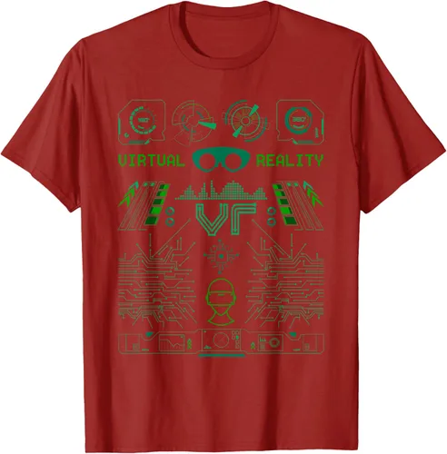 Vista 44 de Camiseta de realidad virtual VR Retro Gamers, Negro, S