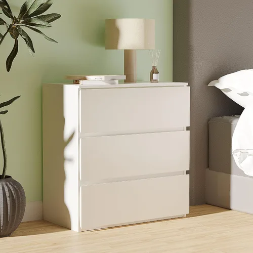 Vista 9 de woodtalks Cajonera apilable de 2 cajones, cómodas de almacenamiento multiusos para dormitorio, clóset, gabinete de almacenamiento para entrada