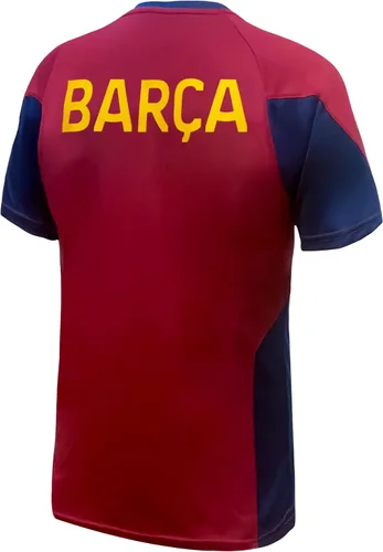 Vista 5 de Icon Sports Officially Licensed FC Barcelona Game Day Shirt 101pf-borgoña