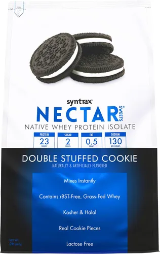 Vista 7 de Syntrax Nectar Sweets Native - Aislamiento de proteína de suero alimentada con pasto que se mezcla al instante, sin RBST, trufa de chocolate, 32