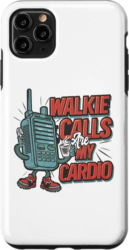 Vista 11 de iPhone 15 Walkie Calls Are My Cardio Retro Special Education Teacher Case