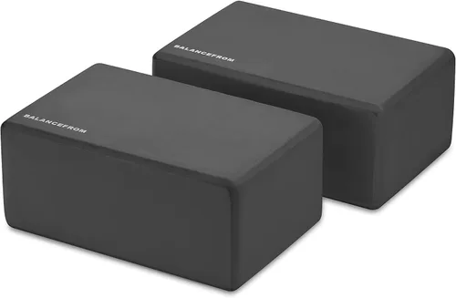 Vista 3 de Fitvids Set of 2 High Density Premium - EVA Yoga Blocks, 9"x6"x4" Each