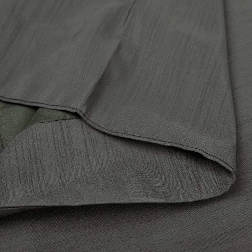 Vista 5 de KYOETSU Kimono lavable AwaseTsumugi para hombre con líneas finas estampado pongee