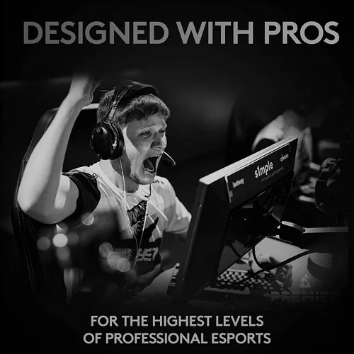 Vista 2 de Logitech G PRO X Superlight - Mouse inalámbrico para juegos, ultraligero, sensor Hero 25K, 25,600 DPI, 5 botones programables, batería de larga