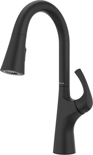 Vista 10 de Pfister Talega - Grifo de cocina extraíble en oro cepillado