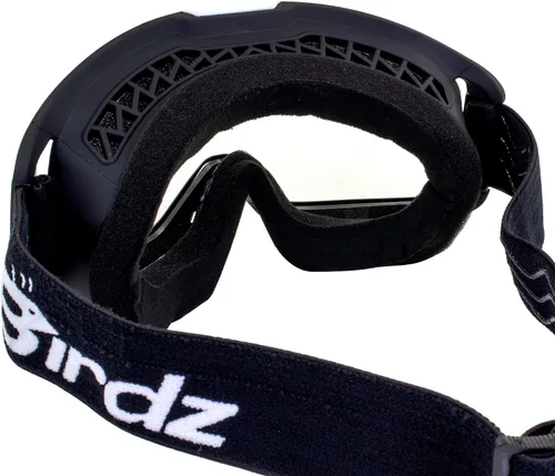 Vista 4 de Birdz Pelican - Gafas de protección Fitover acolchadas para ATV y motocicleta, con lente transparente