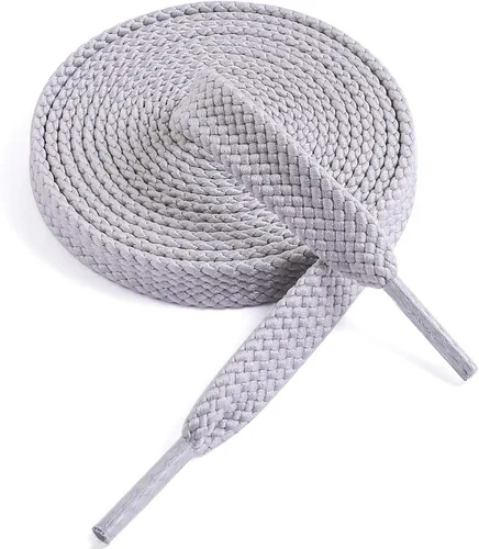 Vista 62 de VSUDO Cordones planos para tenis, cordones para tenis, cordones atléticos 01 Blanco