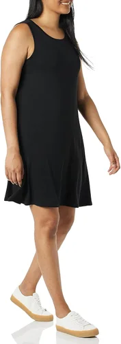Vista 3 de Tienda Essentials - Vestido con vuelo y sin mangas para mujer (disponible en tallas extragrandes)