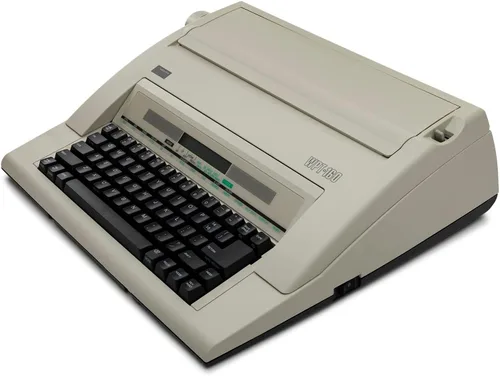 Vista 6 de Nakajima WPT-160 máquina de escribir electrónica portátil con cinta de película correctora (2 artículos) Cinta de película correcta, (2 artículos)