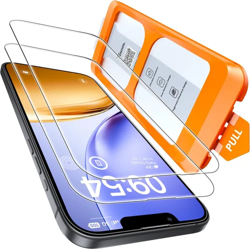 Vista 38 de TOCOL Protector de pantalla para iPhone X [grado militar inastillable] Protector de pantalla de vidrio templado HD de cobertura completa