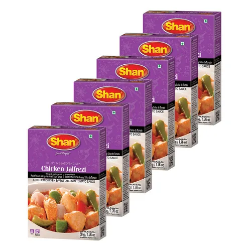 Vista 199 de Shan Chicken 65 - Mezcla de recetas y condimentos de 2.1 oz (60 g) - Polvo de especias para pollo frito picante agridulce - Adecuado