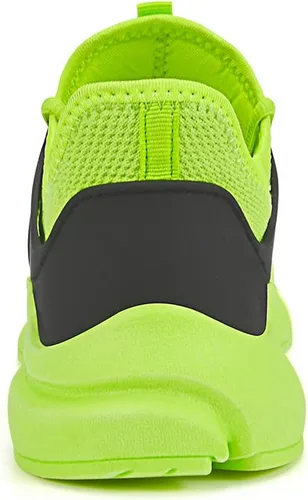Vista 4 de tenis para hombre, antideslizantes, resistentes al deslizamiento, de punto.