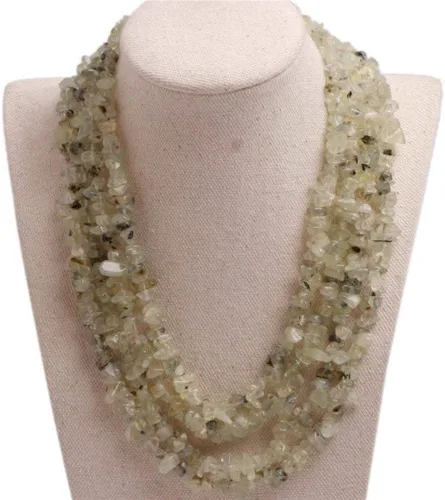 Vista 11 de GEM-Inside - Collar de piedras preciosas moradas con cuentas de cuarzo morado, dije bohemio de moda con soporte de babero, collar de cuentas