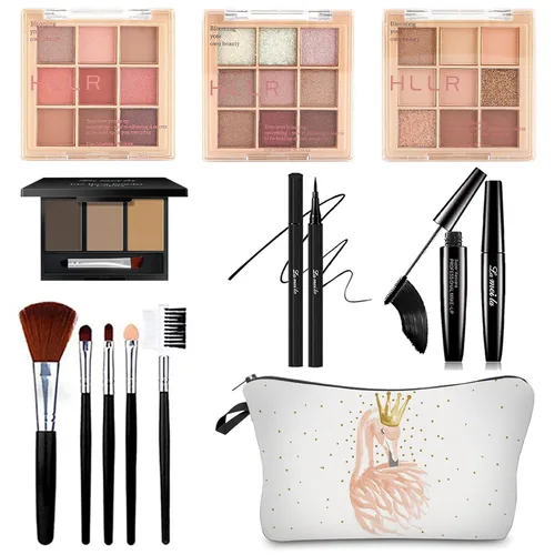 Vista 10 de Kit de maquillaje para mujeres y adolescentes, juego de belleza 10-rosado