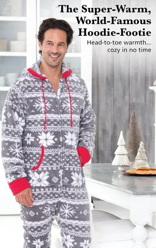Vista 2 de PajamaGram Mono Pijama para hombre - Mono de Navidad para hombre