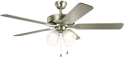 Vista 3 de 330016MWH Basics Pro Premier - Ventilador de techo de 52 pulgadas con luces LED, color blanco mate