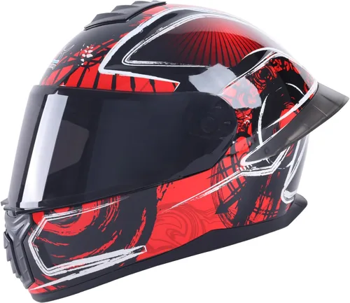 Vista 7 de Full Face Motorcycle Racing Street Bike Helmet with Cycling Glasses and Visor for Unisex-Adult