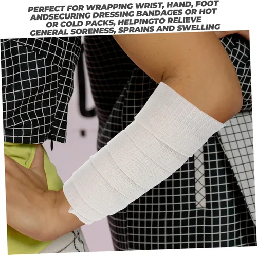Vista 7 de Calcetines tubulares de algodón elástico para hombre, soporte de cuidado de algodón Stockinette de larga duración para atletas