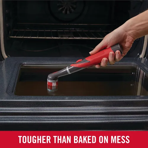 Vista 10 de Rubbermaid Reveal Power Scrubber - Juego de 18 piezas, cepillo eléctrico inalámbrico a batería, resistente al agua, para el hogar, cocina, baño