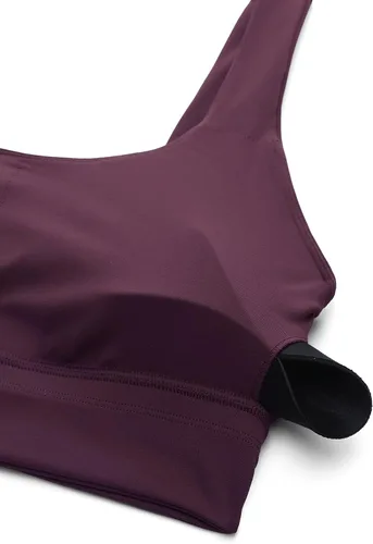 Vista 30 de CRZ YOGA Butterluxe - Brasier deportivo con espalda en U para mujer, cuello redondo, acolchado, de bajo impacto, para yoga, entrenamiento