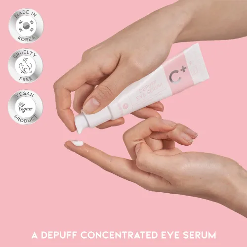Vista 7 de Suero de crema de ojos con cafeína para ojeras, hinchazón y bolsas en los ojos, tratamiento reafirmante para hombres y mujeres con colágeno