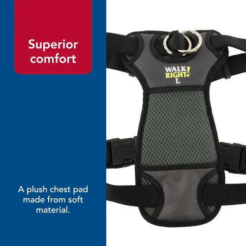Vista 7 de Coastal Pet Walk Right - Arnés acolchado para perro con conexión frontal y sin tirones, ajustable y cómodo, ajuste para razas pequeñas y grandes