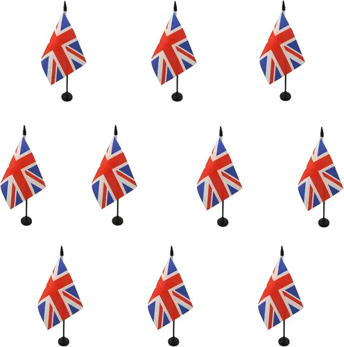 Vista 105 de AZ FLAG Aland Table Flag 4x6 in 100D Polyester Plastic Base Indoor use Finnish 15x10 cm desk flag stitched finish with reinforced edges with