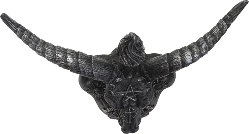 Vista 3 de SUMMIT COLLECTION Baphomet Busto Celestial Príncipe de la Bestia Sabbatic Goat 13.5 pulgadas de alto estatua de pentagrama