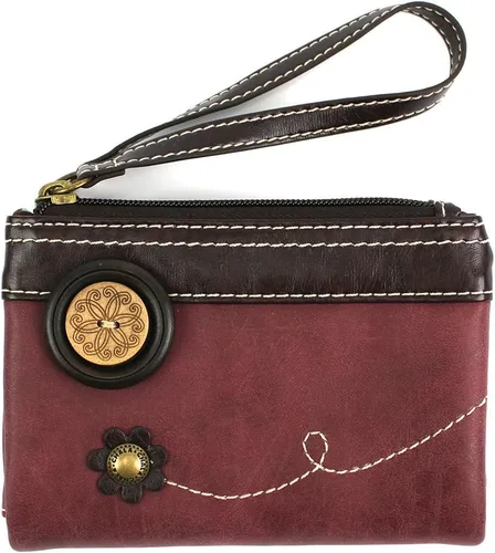 Vista 6 de CHALA GEMINI - Bolso bandolera de piel sintética para regalo con doble cremallera