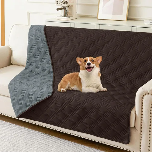 Vista 92 de hyha - Manta impermeable para cama de perro, mantas suaves para mascotas, funda impermeable para sofá para perros, fundas reversibles lavables