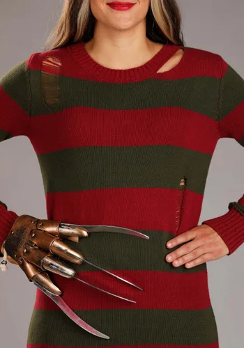 Vista 6 de Vestido suéter femenino Distressed Nightmare on Elm Street Multicolor