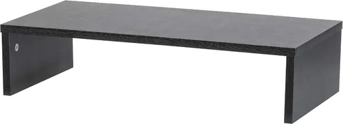 Vista 10 de IRIS USA Soporte organizador de monitor de PC moderno multiusos de 1 nivel con patas de metal, elevador ergonómico de escritorio y encimera