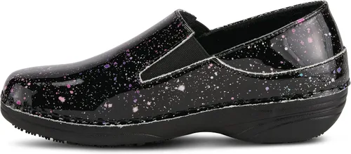Vista 2 de Spring Step Zapatos de trabajo Manila para mujer, negro Multi charol