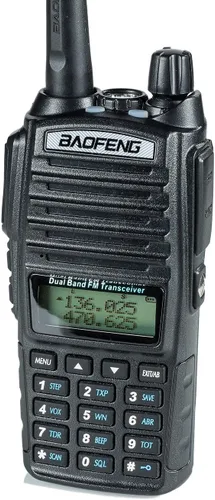 Vista 9 de Radio de banda dual de alta potencia BaoFeng, Amarillo, Amarillo
