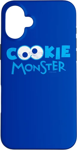 Vista 22 de Funda para iPhone 16 Sesame Street Cookie Monster Eyes