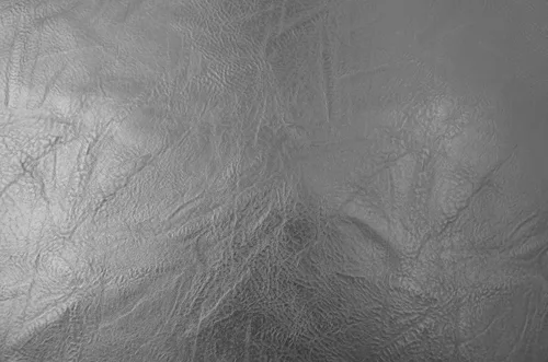 Vista 3 de 2 yardas de 54" x 72" pulgadas, textura de corteza envejecida, tela de piel sintética suave negra, tela de cuero falso negro, vinilo para tapicería