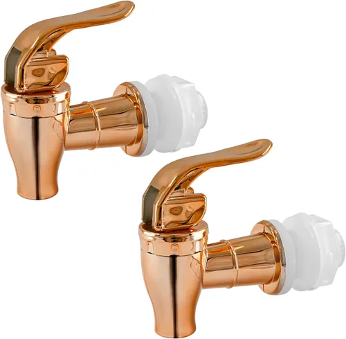 Vista 7 de Biaungdo 2 piezas de espita de repuesto para dispensador de bebidas, dispensador de bebidas estilo empuje dorado, grifo de repuesto para dispensador