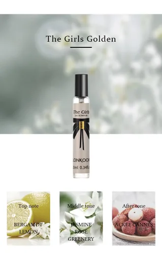 Vista 6 de Lonkoom Set de regalo de muestras de perfume de Navidad para mujeres y hombres, Eau de Parfum en espray unisex, fragancia de larga duración, 5 x 0.3