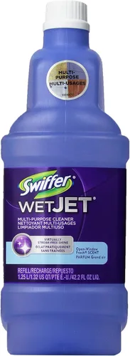 Vista 9 de Recambio de solución limpiadora de pisos Swiffer, lavanda, 42.2 onzas líquidas, paquete de 4