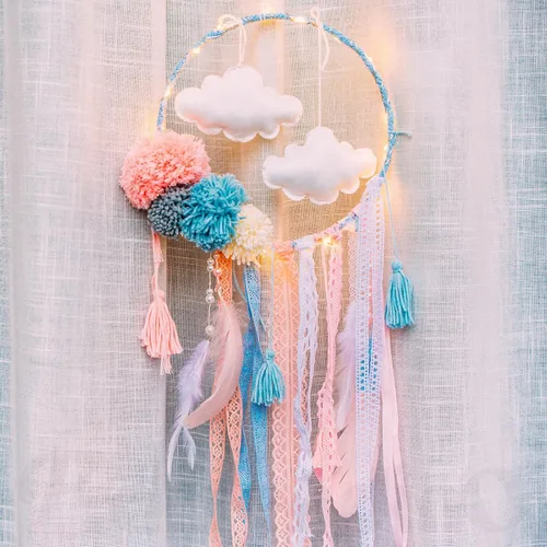 Vista 6 de Framendino, Paquete de 10 anillos de aro de bambú de madera macramé, corona floral para bricolaje atrapasueños, decoración de boda y manualidades