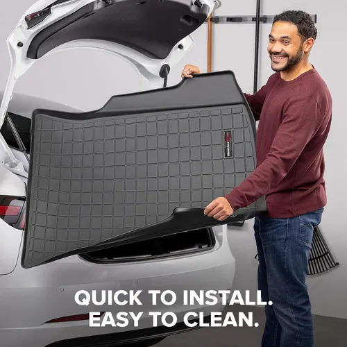Vista 7 de WeatherTech Forro de maletero de carga para Chevrolet Camaro, Camaro Trunk (40651), negro