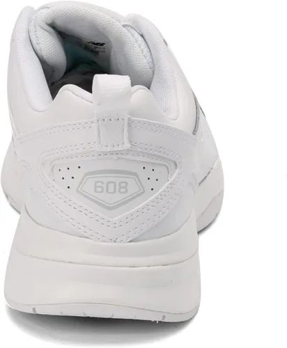 Vista 6 de New Balance 608 V5 Casual Comfort Cross Trainer para hombre Blanco/Blanco