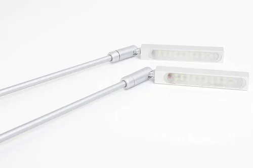 Vista 5 de 2pcs escaparate de la joyería LED poste tallo luz modelo FY-60 plata 6000K