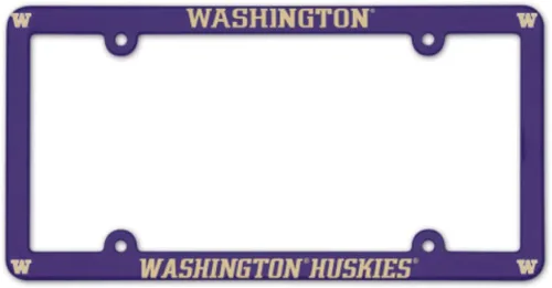 Vista 27 de NCAA Placa de vehículo con marco a todo