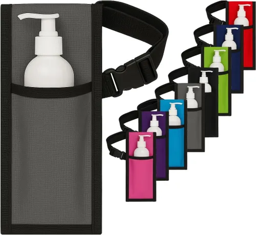 Vista 9 de Royal Massage Funda para botella de aceite con correa ajustable, cintura o bolsa de hombro manos libres para terapeutas, se adapta a la mayoría