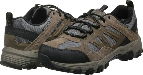 Vista 7 de Skechers Tenis de senderismo Oxford Selmen-enago Trail para hombre Bronceado 8-13
