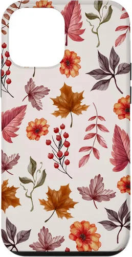 Vista 16 de Halloween Pattern Fall Leaves Pattern - Autumn Season Case for iPhone 17